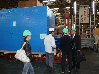 お客様の梱包工場視察8